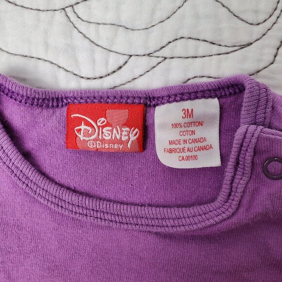 FREE WITH PURCHASE [3M] Purple Disney Piglet Baby Outfit - Picture 3 of 5